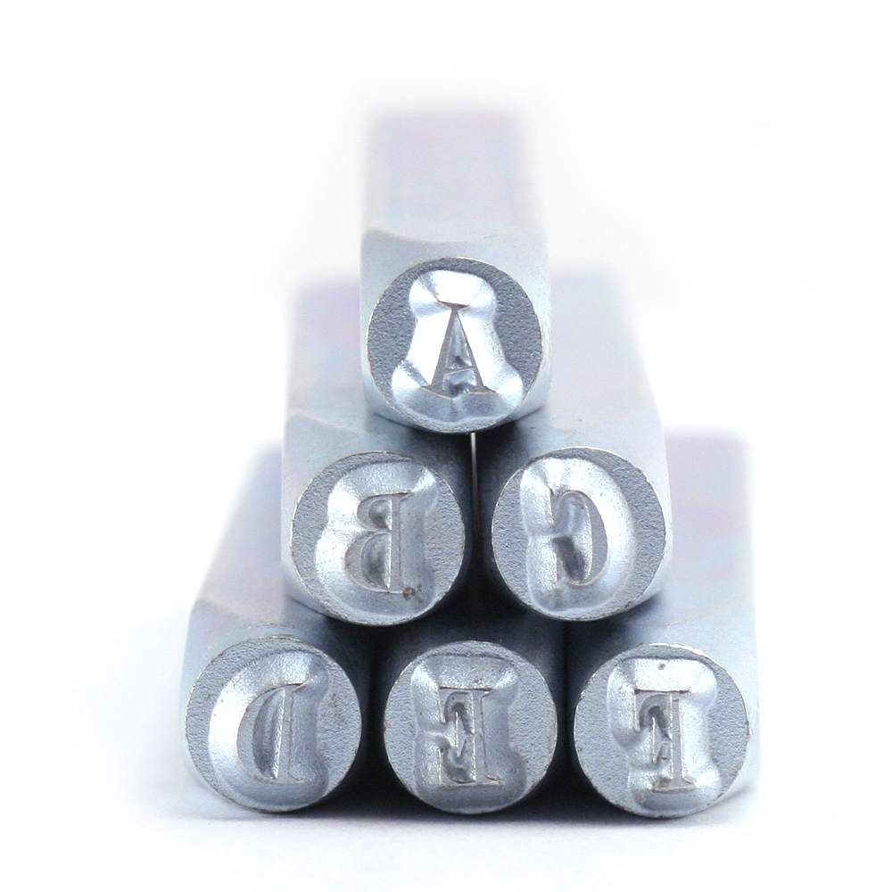 Metal Stamping Tools Beaducation Wackadoodle Uppercase Letter Stamp Set 1/8" (3.2mm)